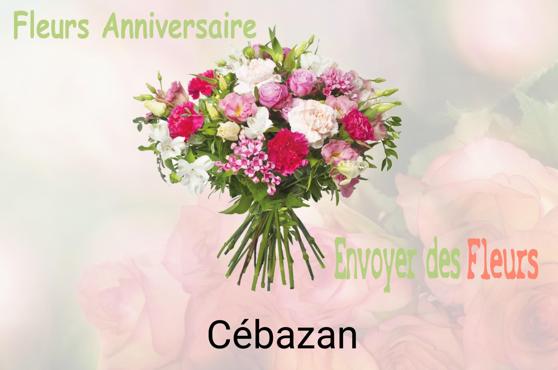 Bouquet de fleurs d’anniversaire livré à Cébazan